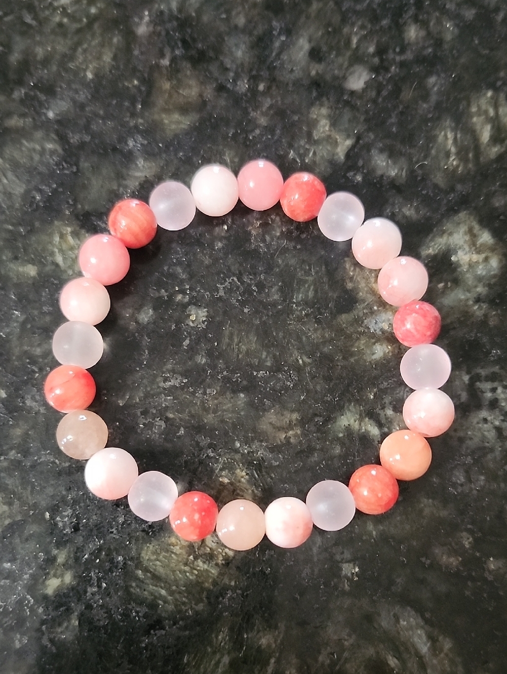 Handmade Multi Semi Precious Gemstone Beaded Bracelet